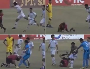 Ινδονησία: Έδειραν τον διαιτητή για ένα πέναλτι (βίντεο)